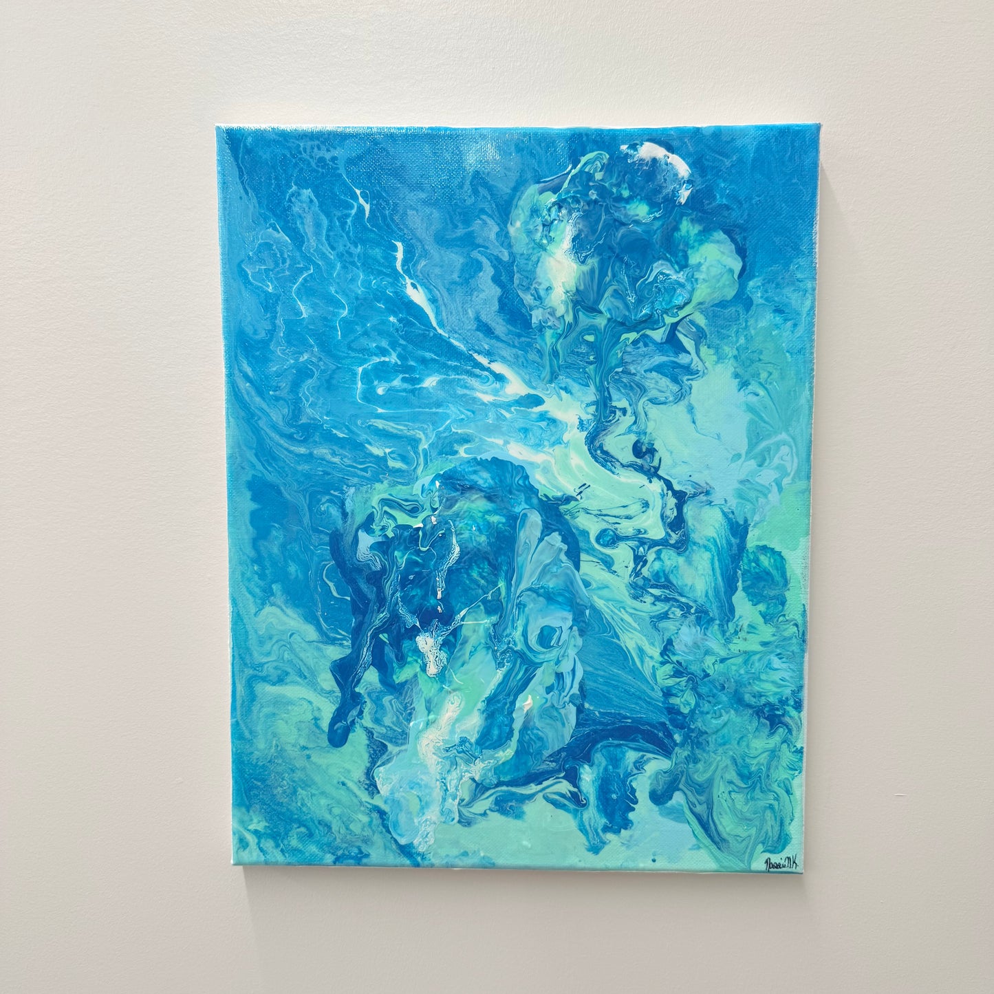 Handmade Acrylic Pour Art | Modern Abstract Paintings | Vibrant Home Decoration