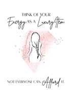 Luxury Energy Motivational Print | Swiftie Boho Wall Art