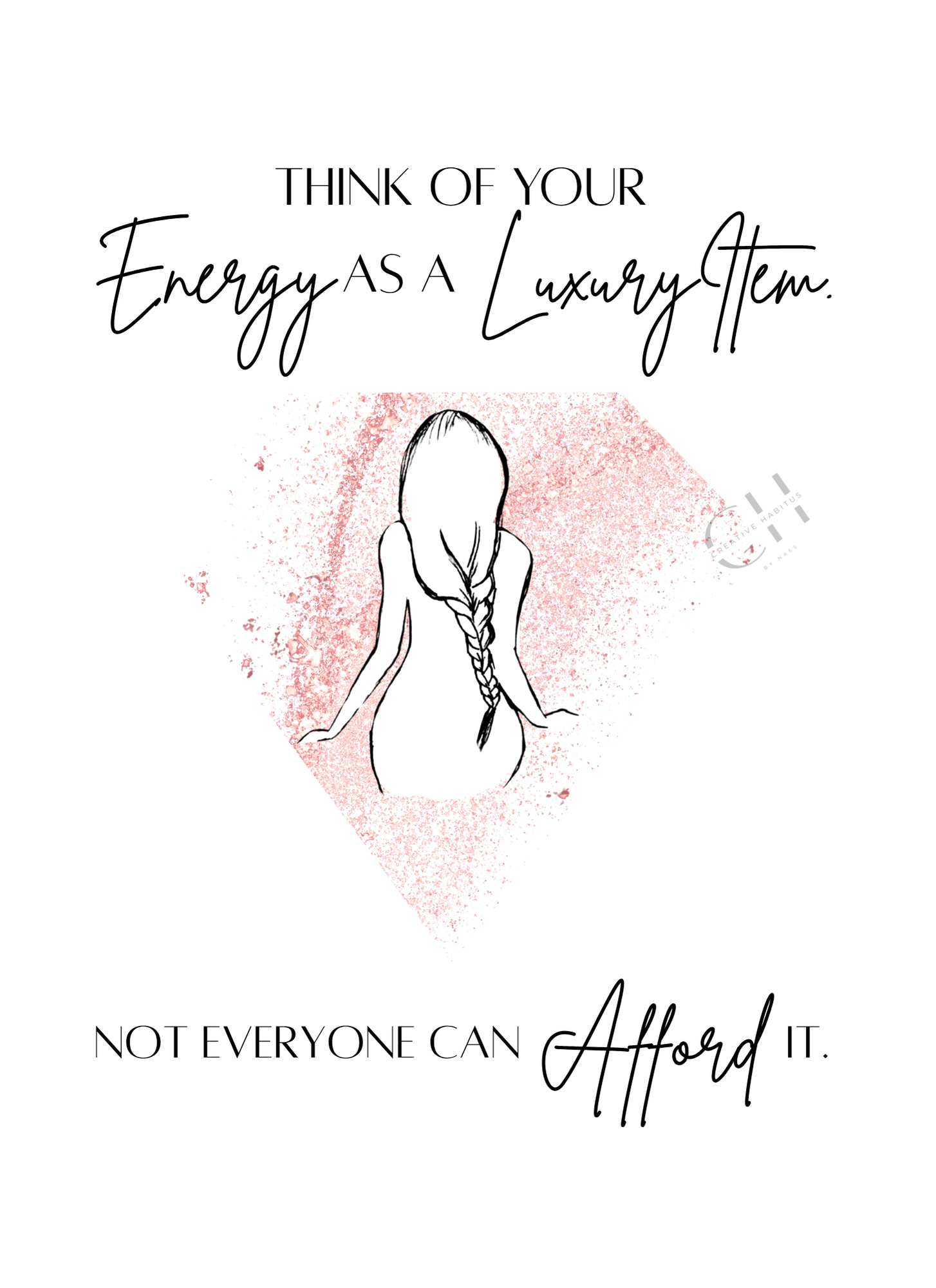 Luxury Energy Motivational Print | Swiftie Boho Wall Art