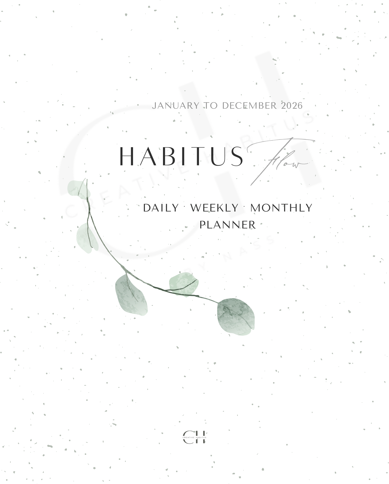 Habitus Flow Planner 2026 | Intentional Living & Energy Planning