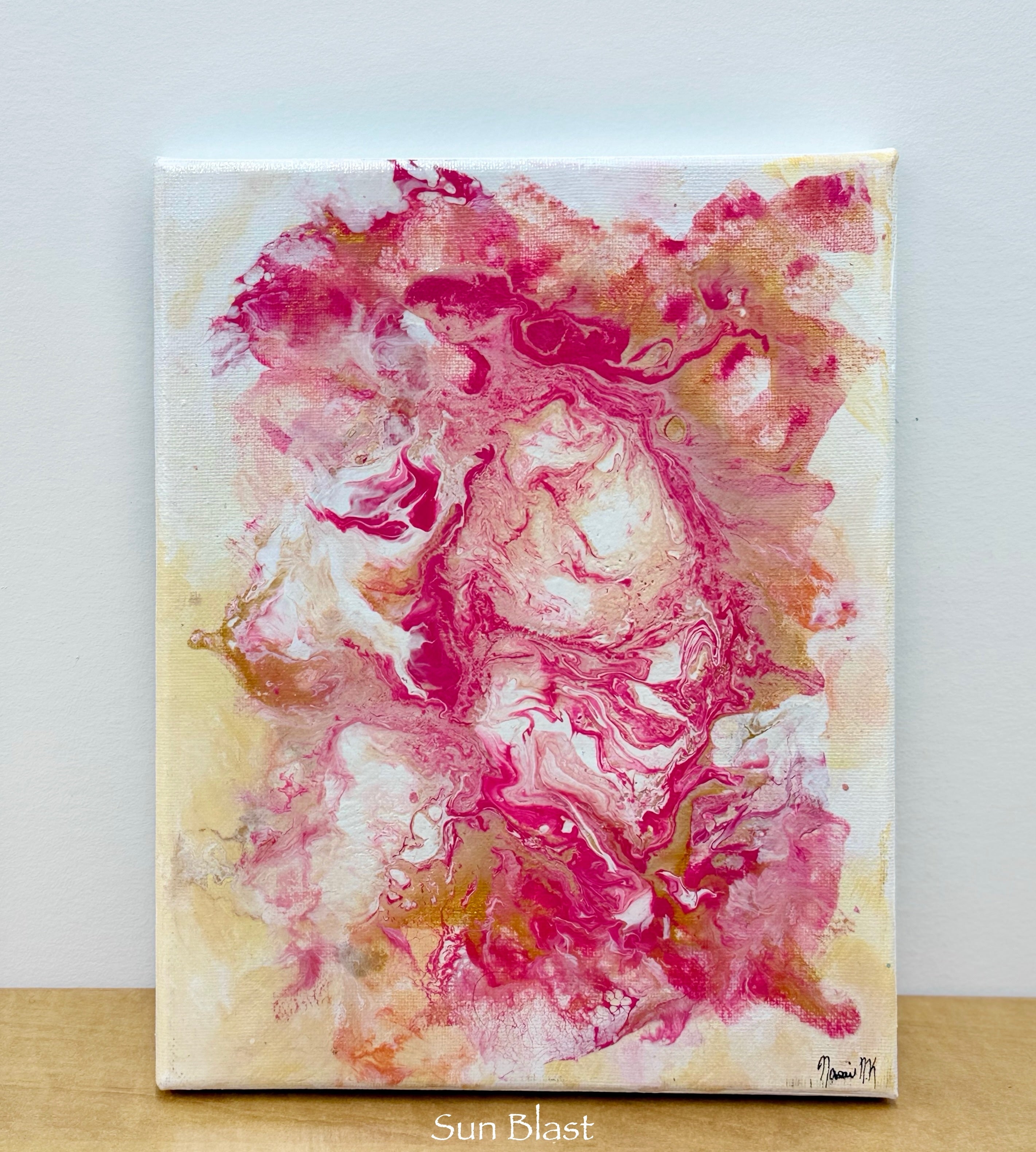 Handmade Acrylic Pour Paint Series | Creative Habitus Painting