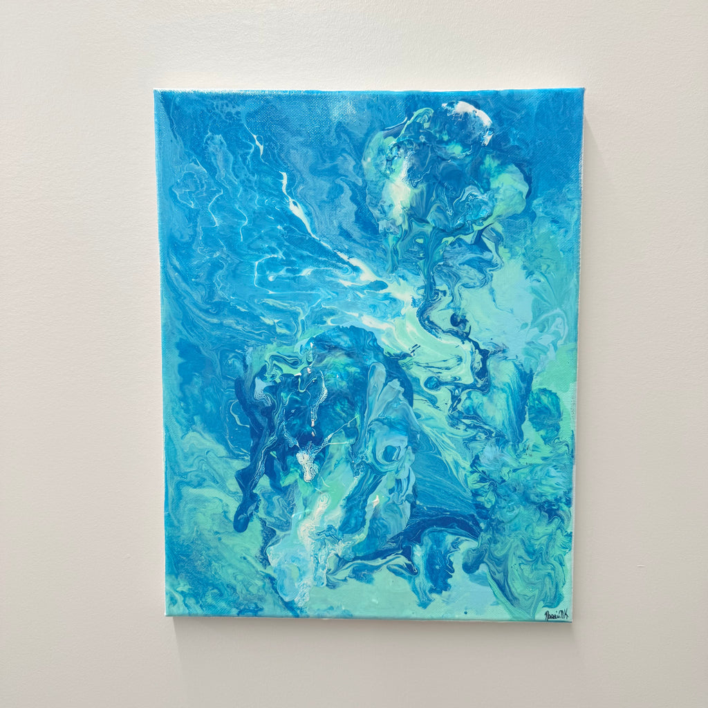 Handmade Acrylic Pour Paint Series | Creative Habitus Painting