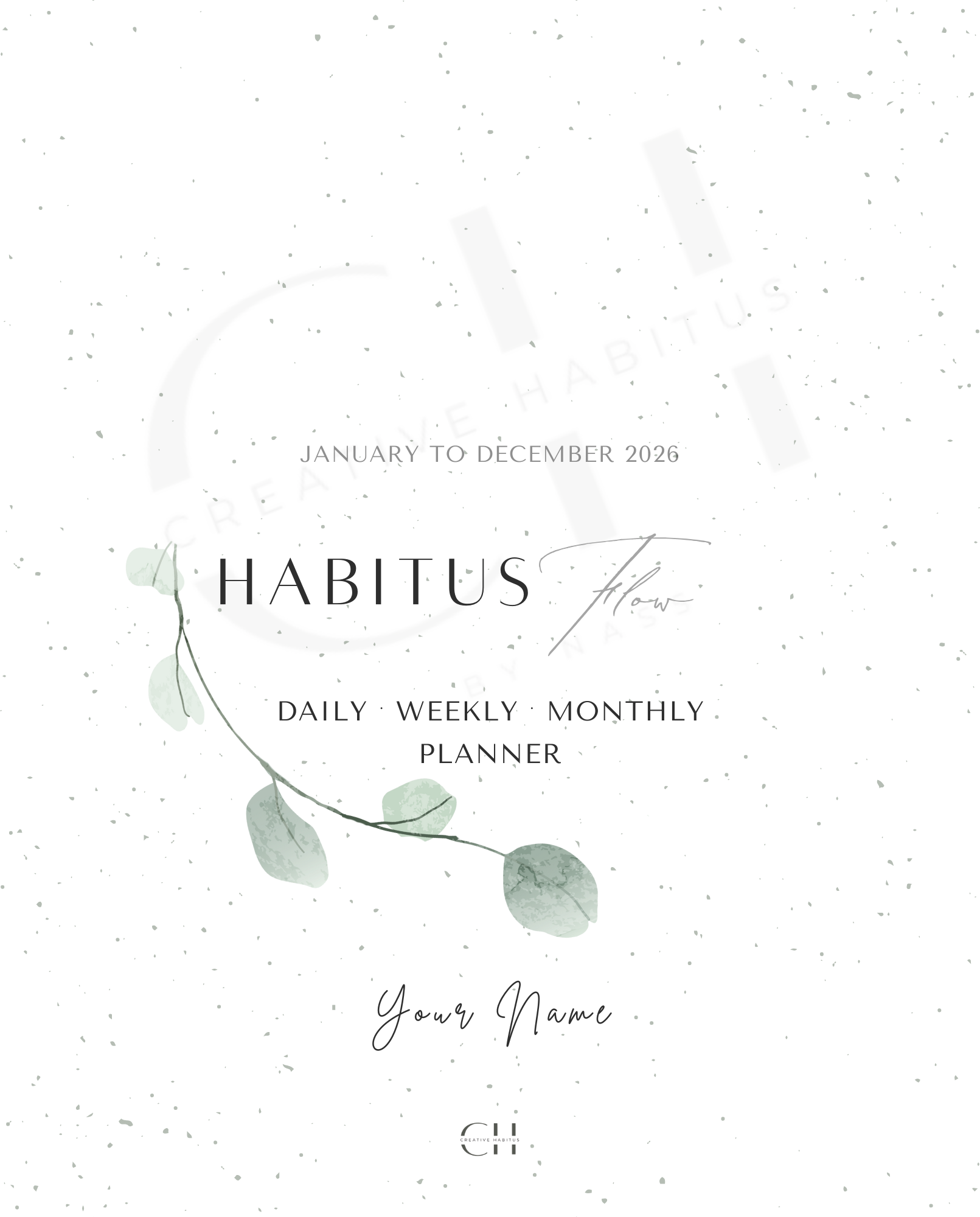 Habitus Flow Planner 2026 | Intentional Living & Energy Planning