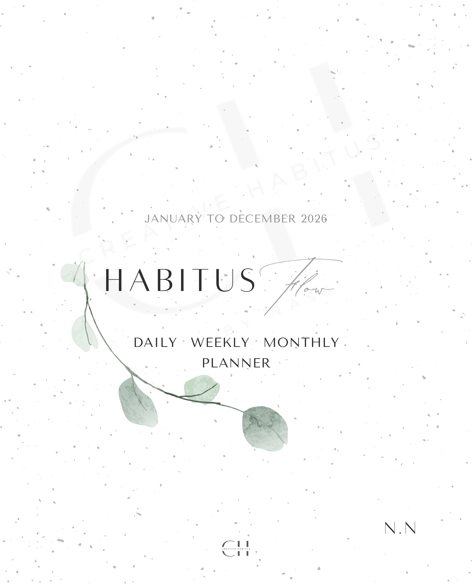 Habitus Flow Planner 2026 | Intentional Living & Energy Planning